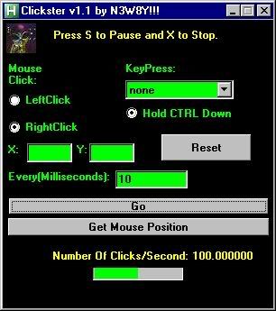 Thread: Clickster v1.2 Configurable AutoClicker Patch 5516