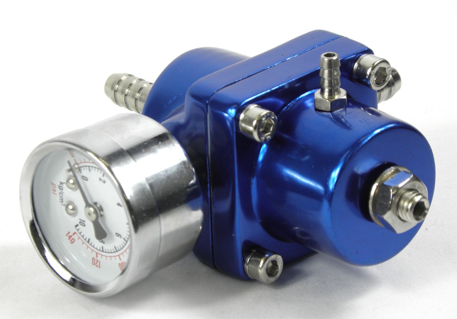 Blue Adjustable Fuel Pressure Regulator kit Mazda RX7 Turbo RX8 MX5 3 6