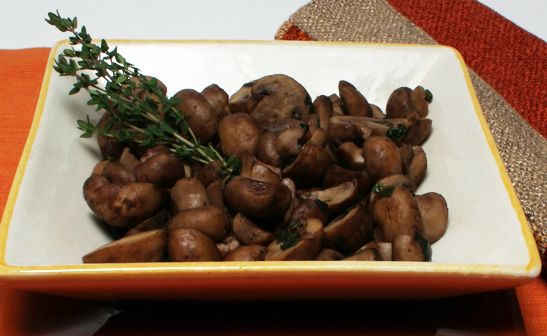 braised mushrooms