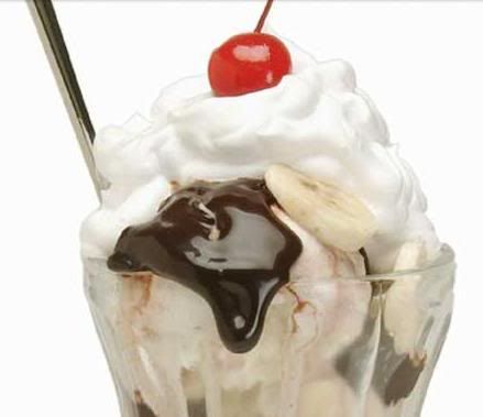 Hot fudge sundae