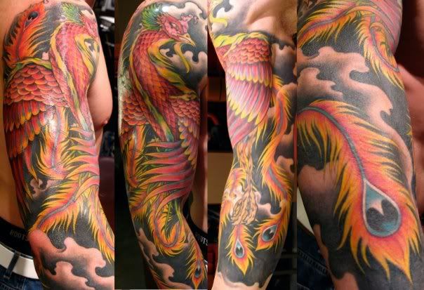 japanese phoenix sleeve Image tattoo japanese sleeve