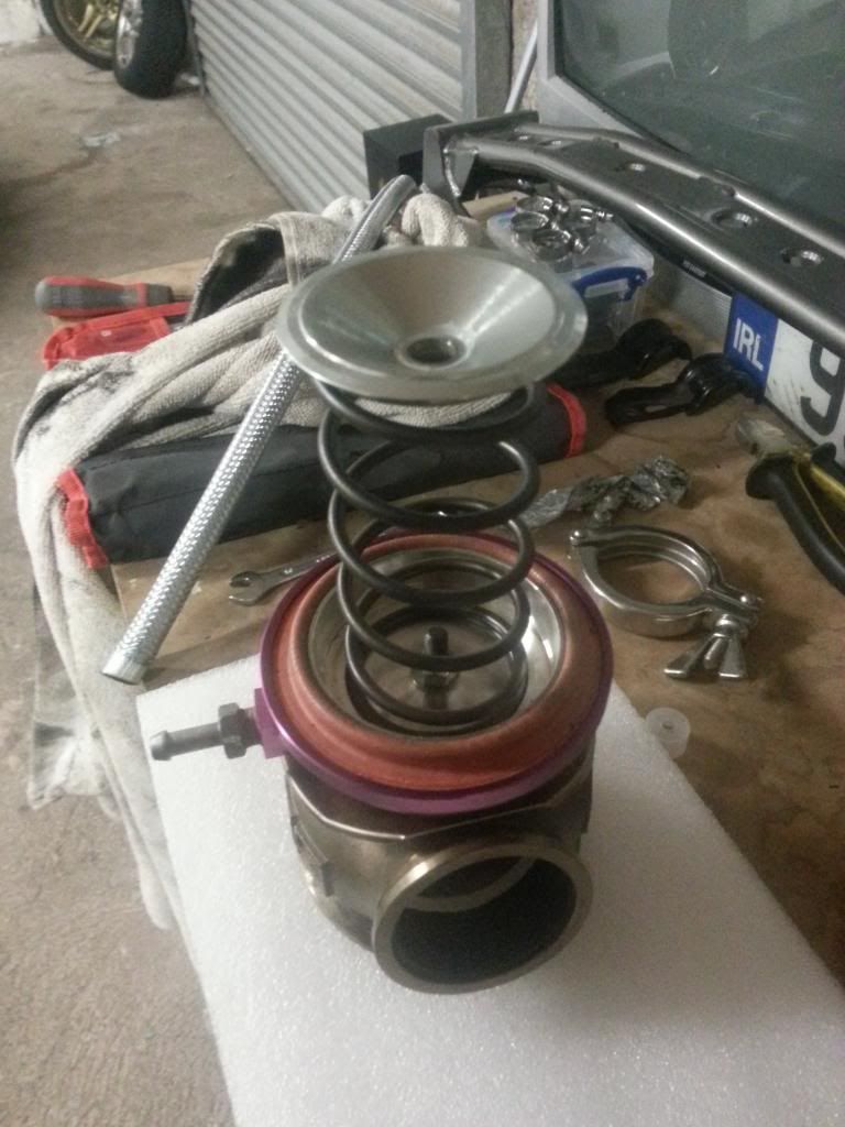 Setting up hks wastegate Wastegate constantly open