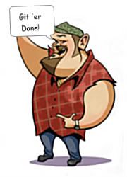 larry the cable guy cartoon