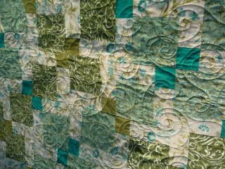Quilting CloseUp, oddly shaded for shot out in sun