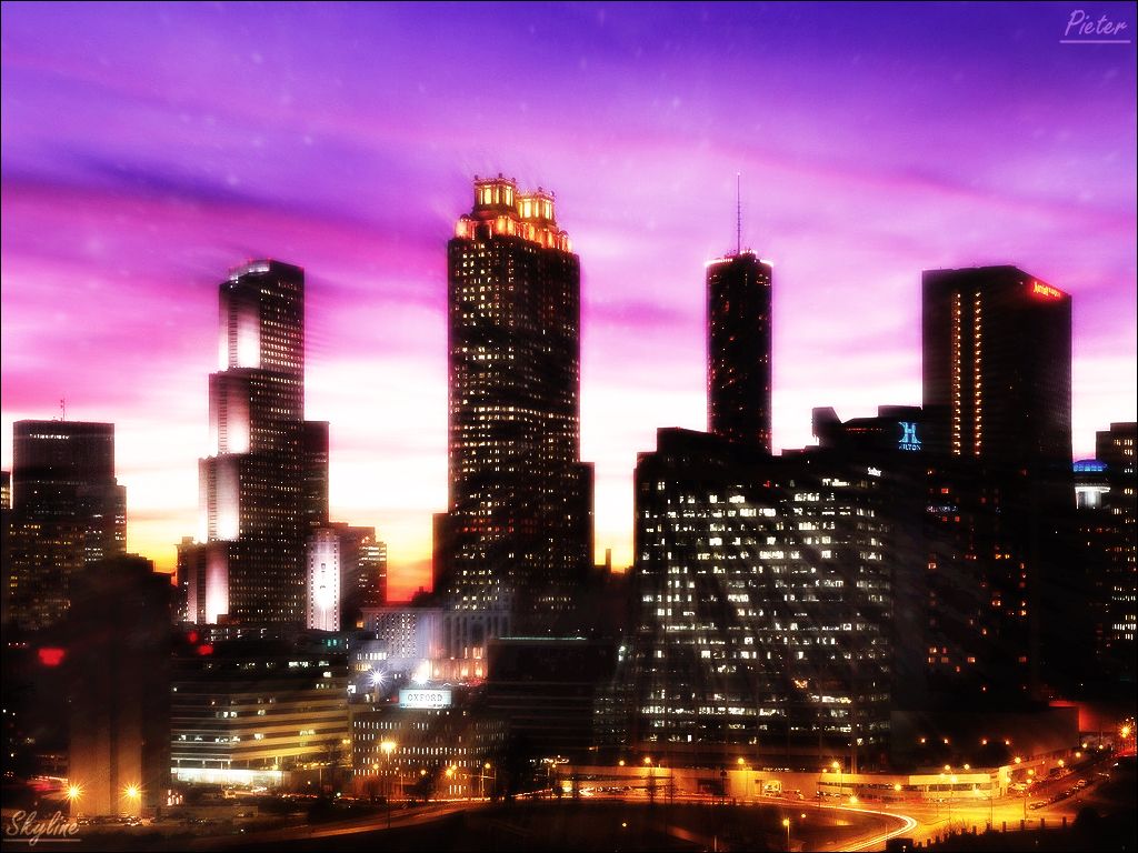 Atlanta Skyline Wallpaper