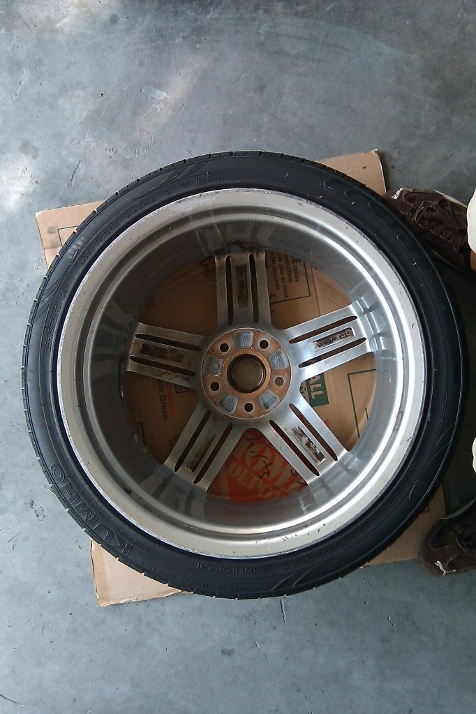 FS 19x9" OE Audi S5/ RS5 "peelers" ET33 with kumho Ecsta's VW Vortex