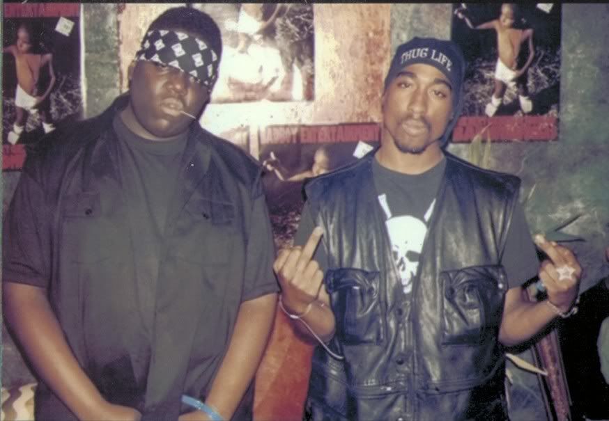 tupac with biggie