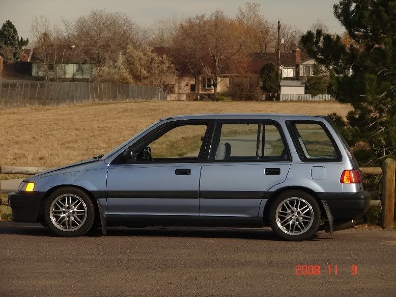 1990 Honda civic turbo wagovan #2