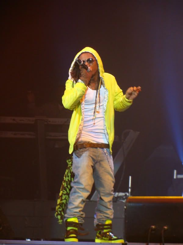 Lil Wayne in Louis Vuitton Hi-Tops-[Steven Sprouse collection]