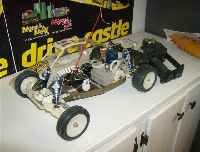 vintage nitro rc buggy