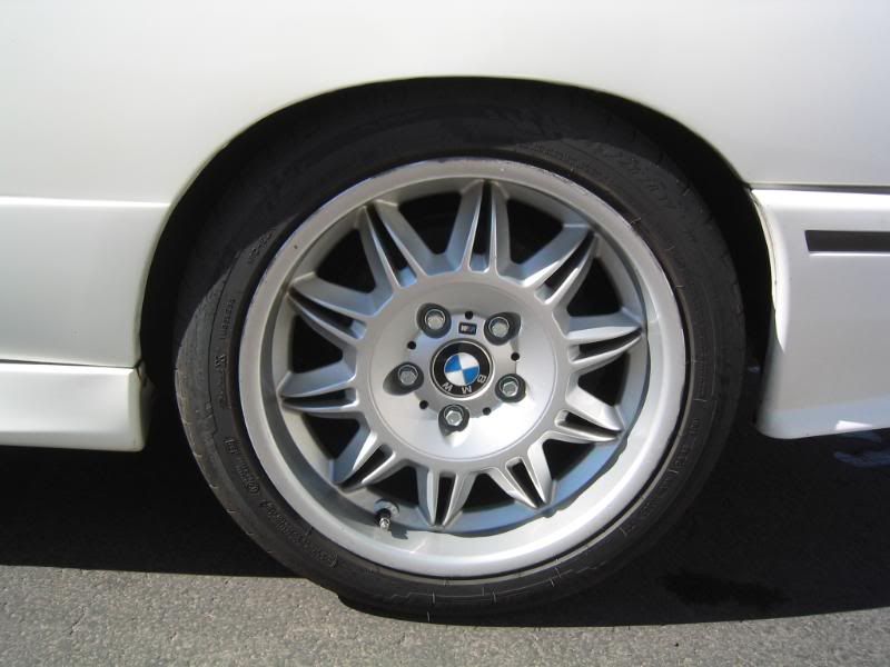 FS E36 M3 DS2 17" wheels and tires, complete with spacers and lug