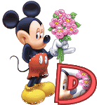 animated disney photo: animated mickey mouse alphabet flowers ani alpha gif D.gif