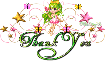 Animated fairy girl doll thank you u ani gif cute Pictures, Images and Photos