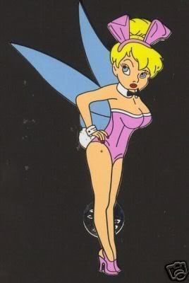 Tinkerbell Playboy Bunny Tink Blue Happy Easter Cute Picture