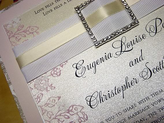 Bling Wedding Invites