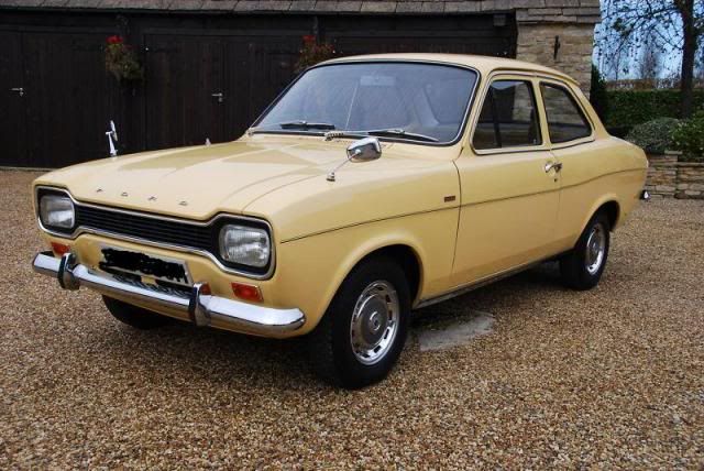 Well the first car I owned was a Mk1 Ford Escort with a 1300cc motor and 