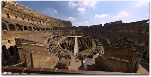 Colosseum Rome - Pictures in 360 degrees Panorama QTVR Photo