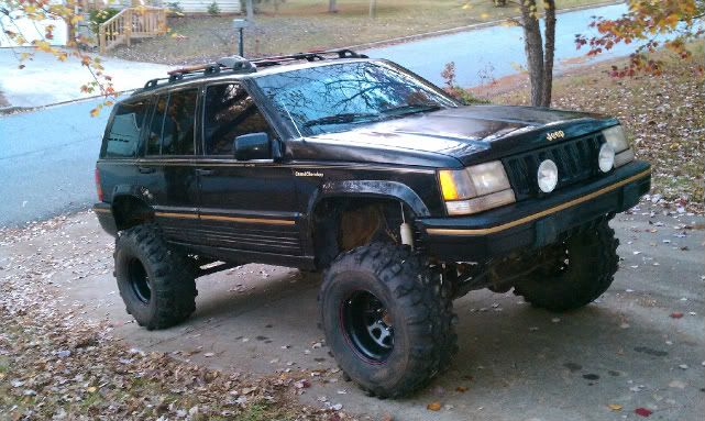 Lifted 93 jeep grand cherokee #2