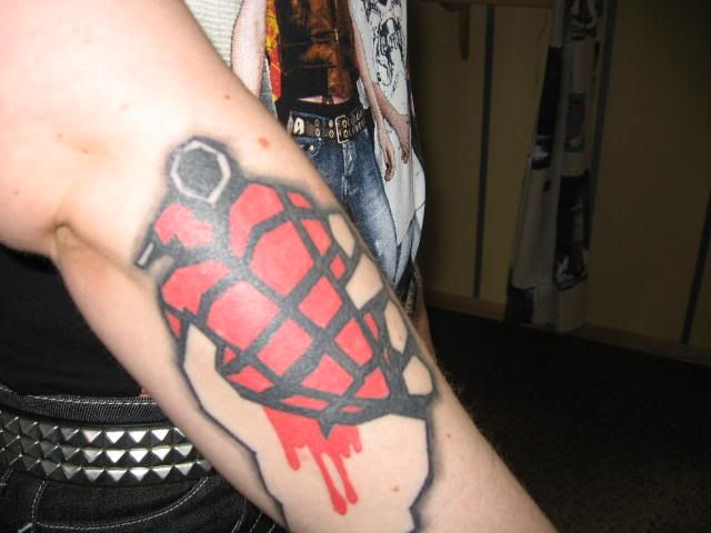 Here's my Green Day related tattoo.
