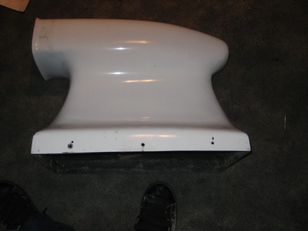 FS Fiberglass scoop and carb tray