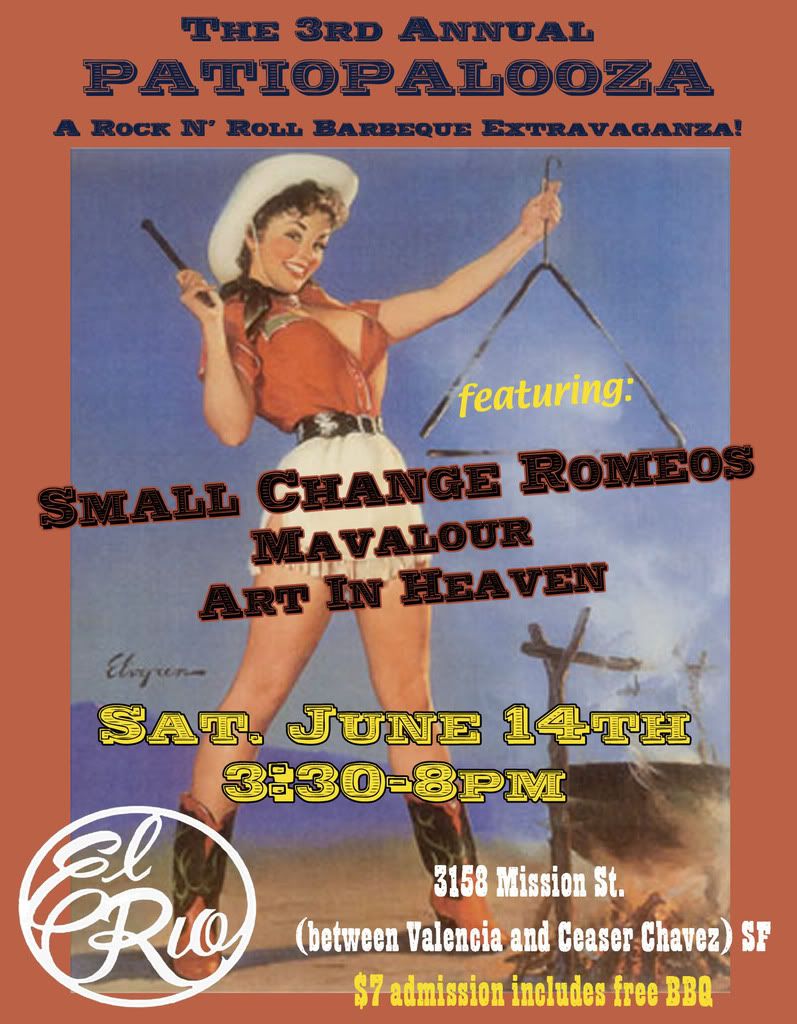 Patiopalooza, Small Change Romeos, El Rio, June 14th