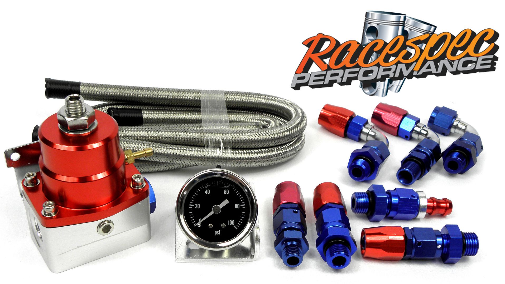 High Spec Adjustable Fuel Pressure Regulator Kit FPR Mazda RX7 RX8 MX5 ...