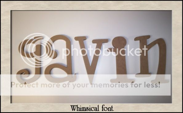 UNFINISHED WOOD LETTER WOODEN WALL HANGINGS  