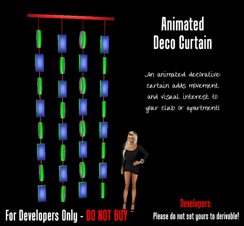 Animated Deco Curtain