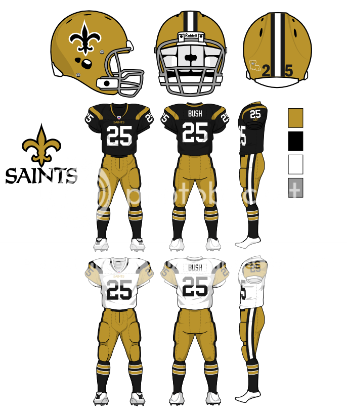 New Orleans Saints Concept - Concepts - Chris Creamer's Sports Logos ...