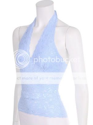 New Sexy Lace Halter Top 3 Colors Small Medium Large  