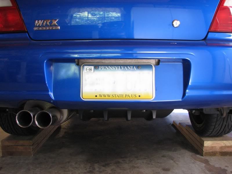 Subaru OEM STi Rear Diffuser w// Cusco Rear Subframe Brace /& Brackets 02-07