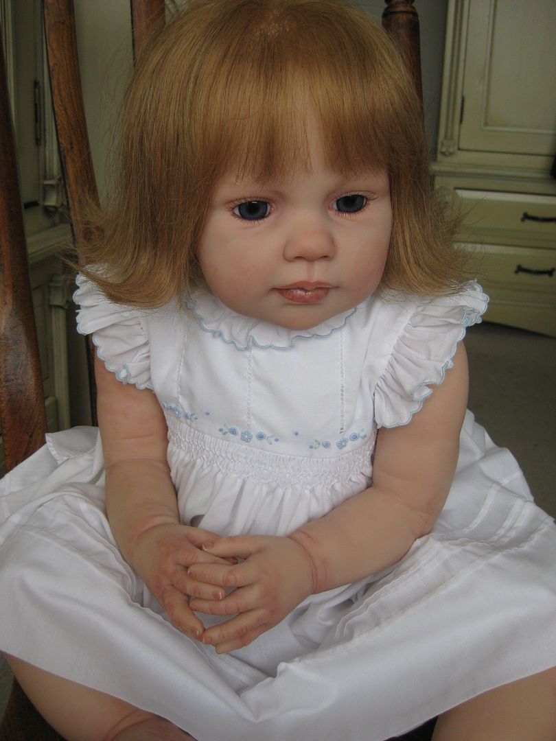 Hushabye Mountain Reborn Toddler Girl Louisa by Jannie de Lange with Human Hair