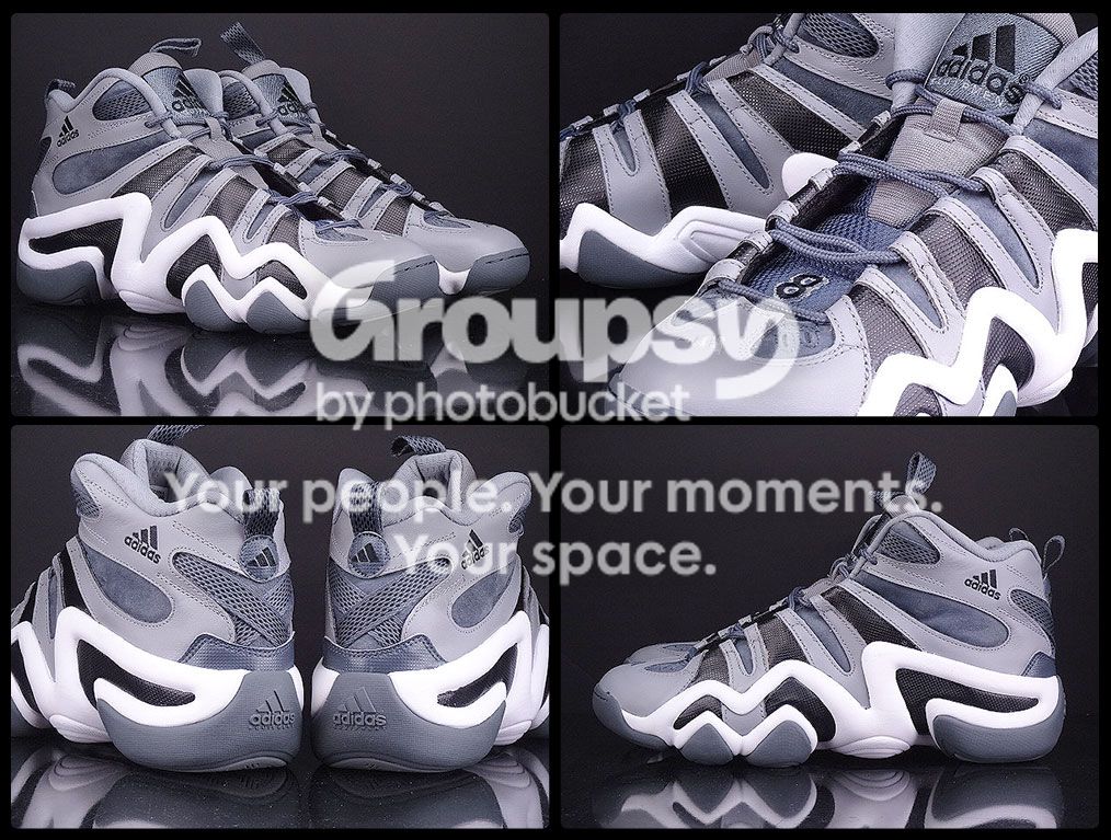 adidas crazy 8 aluminum black lead grey size 9