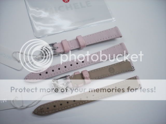 ORIGINAL MICHELE Coquette Light Pink Fabric BAND 12mm  