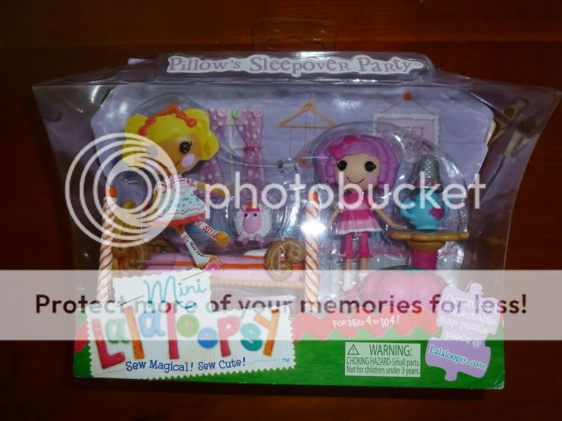 Mini lalaloopsy pillows sleepover party doll set sew cute  